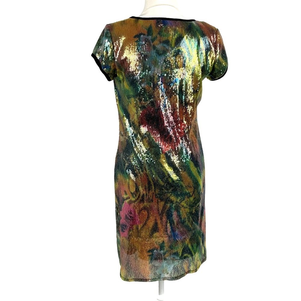 TIANA B.Multicolor Sequin Midi Dress Women's  Size M